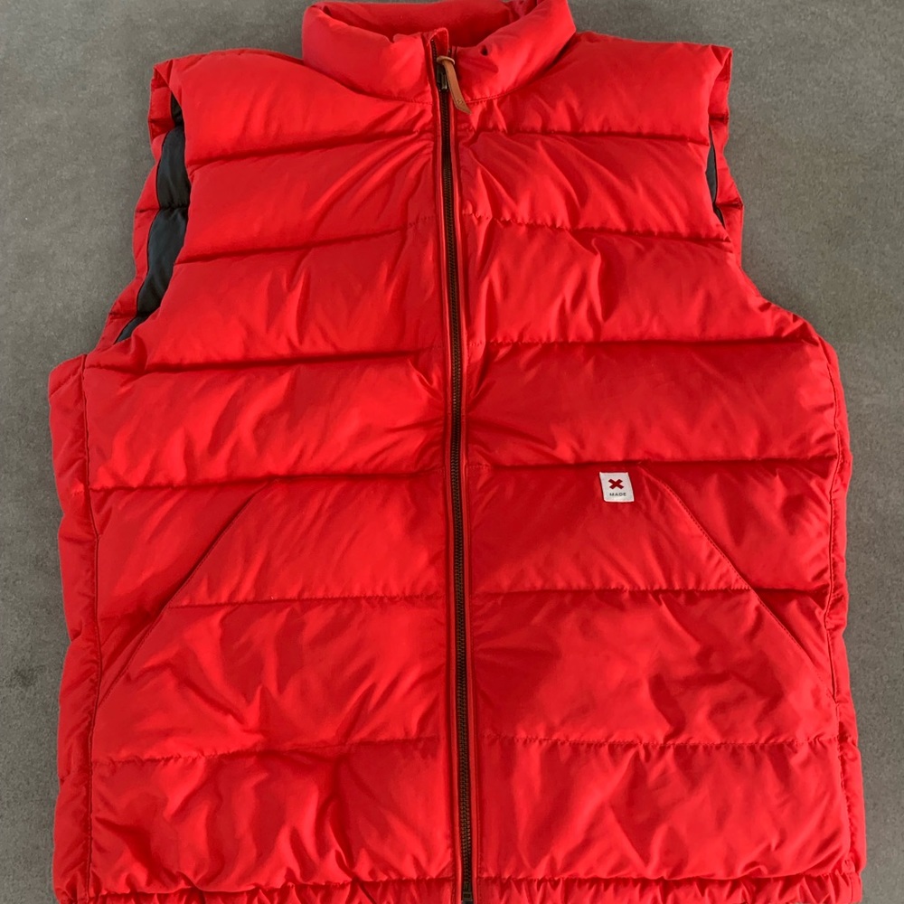Red Best Made co down puffy vest - Super warm!